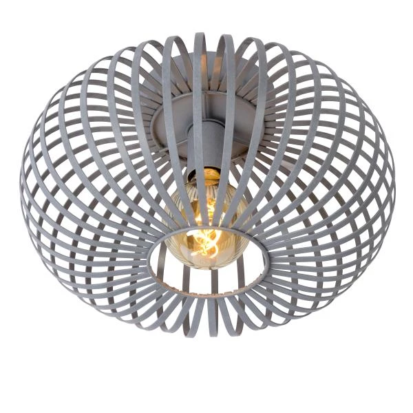 Lucide MANUELA - Flush ceiling light - Ø 39,5 cm - 1xE27 - Grey - detail 1